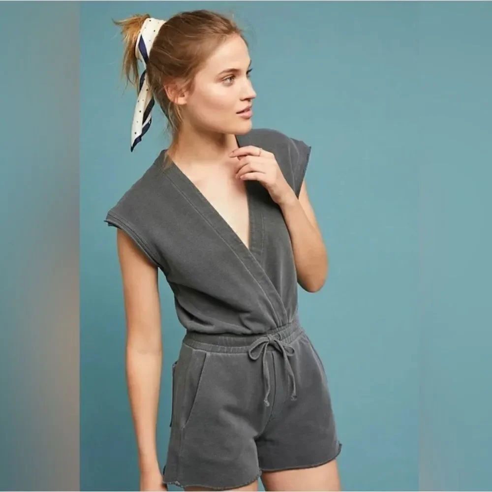 AMO Shorty Romper Gray XS